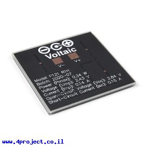 תא סולארי 2.4V/0.3W (Voltiac)