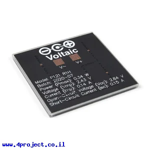 תא סולארי 2.4V/0.3W (Voltiac)