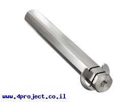 תמונה של מוצר מוט REX 12mm פלדה עם טבעת - אורך 104 מ"מ