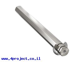 תמונה של מוצר מוט REX 12mm פלדה עם טבעת - אורך 144 מ"מ