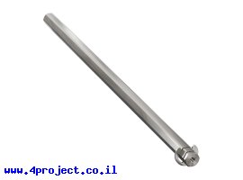 תמונה של מוצר מוט REX 12mm פלדה עם טבעת - אורך 312 מ"מ