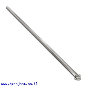 מוט REX 12mm פלדה עם טבעת - אורך 624 מ"מ
