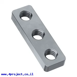 חיבור מהדק 1x3 עם הברגה M4, דגם (23-7) - חבילה של 4