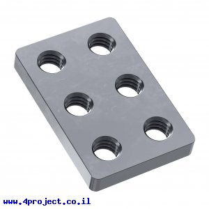 חיבור מהדק 2x3 עם הברגה M4, דגם (16-24) - חבילה של 2