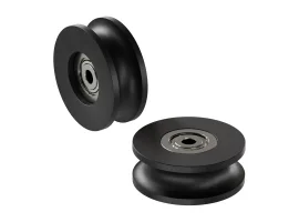 תמונה של מוצר גלגל U-Wheel לפרופיל Rail-Channel לציר 4 מ"מ - חבילה של 2