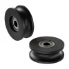 גלגל U-Wheel לפרופיל Rail-Channel לציר 6 מ"מ - חבילה של 2