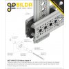 גלגל U-Wheel לפרופיל Rail-Channel לציר 8 מ"מ - חבילה של 2