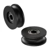 גלגל U-Wheel לפרופיל Rail-Channel לציר 8 מ"מ REX - חבילה של 2