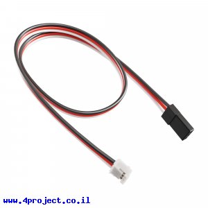 כבל JST-PH 3-pin ל-TJC8 (מחבר סרוו) - אורך 30 ס"מ