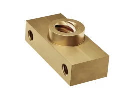 תמונה של מוצר אום לבורג הנעה 8mm, תנועה של 8 מ"מ לסיבוב - רכיב החלקה לפרופיל מיסבי V-Slot (goBILDA)