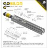 אום לבורג הנעה 8mm, תנועה של 8 מ"מ לסיבוב - רכיב החלקה לפרופיל מיסבי V-Slot (goBILDA)