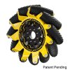 גלגל Mecanum GripForce™ בקוטר 104 מ"מ - ערכה של 4