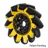גלגל Mecanum GripForce™ בקוטר 104 מ"מ - ערכה של 4