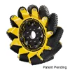 גלגל Mecanum GripForce™ בקוטר 104 מ"מ - ערכה של 4