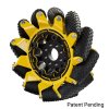 גלגל Mecanum GripForce™ בקוטר 104 מ"מ - ערכה של 4