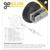 צמיג 140/55 מ"מ - דגם Truggy - זוג