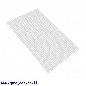 לוח גמיש מחורר תבנית goBILDA, מידות 216x352 מ"מ, 27x44 חורים, פלסטיק