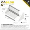 לוח גמיש מחורר תבנית goBILDA, מידות 216x352 מ"מ, 27x44 חורים, פלסטיק