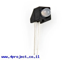 תמונה של מוצר לד 5 מ"מ RGB מט, WS2811, במארז 90 מעלות