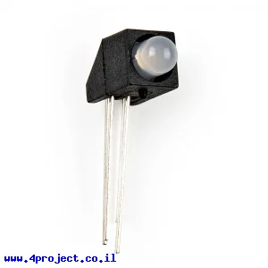 לד 5 מ"מ RGB מט, WS2811, במארז 90 מעלות