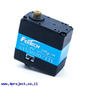 מנוע סרוו TTL (סטנדרטי, שני צירים) - FEETECH ST-3020 7.4V