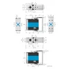 מנוע סרוו TTL (סטנדרטי, שני צירים) - FEETECH ST-3020 7.4V