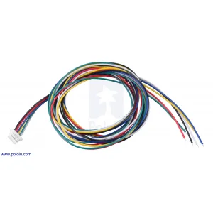 מחבר JST-SH 6-pin עם חוטים - 75 ס"מ