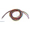 מחבר JST-SH 5-pin עם חוטים - 75 ס"מ