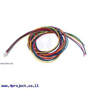 מחבר JST-SH 5-pin עם חוטים - 75 ס"מ