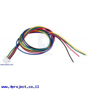 מחבר JST-SH 5-pin עם חוטים - 30 ס"מ