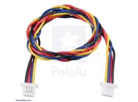 תמונה של מוצר כבל עם JST-SH 4pin נקבה משני הצדדים - 25 ס"מ