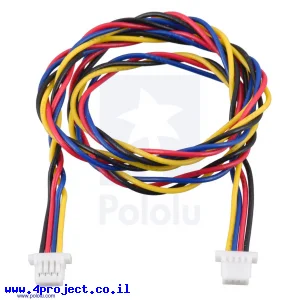 כבל עם JST-SH 4pin נקבה משני הצדדים - 40 ס"מ