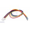 מחבר JST-SH 4-pin עם חוטים - 12 ס"מ