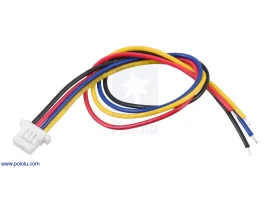 תמונה של מוצר מחבר JST-SH 4-pin עם חוטים - 12 ס"מ
