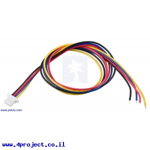 מחבר JST-SH 4-pin עם חוטים - 30 ס"מ