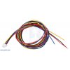 מחבר JST-SH 4-pin עם חוטים - 75 ס"מ