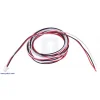מחבר JST-SH 3-pin עם חוטים - 75 ס"מ