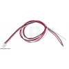 מחבר JST-SH 3-pin עם חוטים - 30 ס"מ