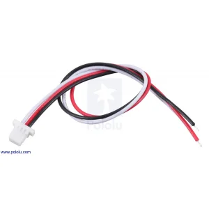 מחבר JST-SH 3-pin עם חוטים - 12 ס"מ