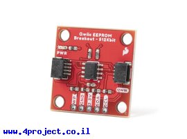 תמונה של מוצר זכרון EEPROM 512kBit - חיבור Qwiic