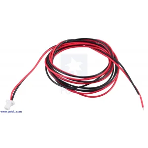 מחבר JST-SH 2-pin עם חוטים - 75 ס"מ