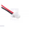 מחבר JST-SH 2-pin עם חוטים - 75 ס"מ