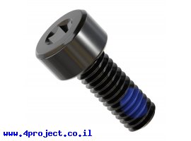 תמונה של מוצר בורג אלן M4x10mm איכותי, עם נעילת ניילון - חבילה של 25