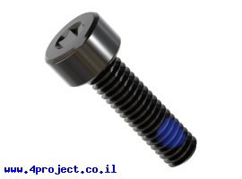 תמונה של מוצר בורג אלן M4x14mm איכותי, עם נעילת ניילון - חבילה של 25