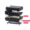 מארז לכרטיסי Raspberry PI 5 - אלומיניום Argon NEO M.2