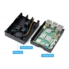 מארז לכרטיסי Raspberry PI 5 - אלומיניום סגור עם חריצים