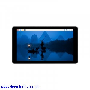 מסך מגע קיבולי LCD 5" 720x1280, ממשק DSI, מסגרת אלומיניום