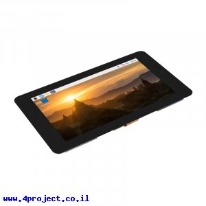 מסך מגע קיבולי LCD 7" 800x480, ממשק DSI, מצלמה
