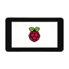 מסך מגע קיבולי LCD 7" 800x480, ממשק DSI, מצלמה, מארז פלסטיק