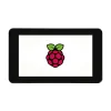 מסך מגע קיבולי LCD 7" 800x480, ממשק DSI, מארז פלסטיק